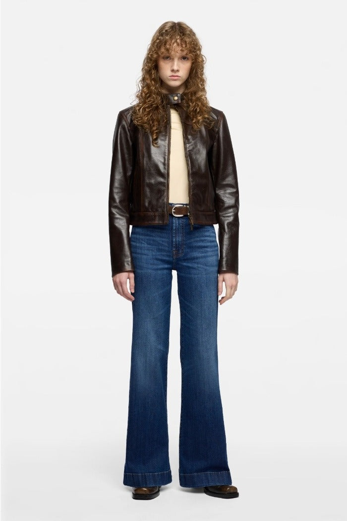 7 FOR ALL MANKIND WOMEN Modern Dojo Tailorless Loom Blue Jeans