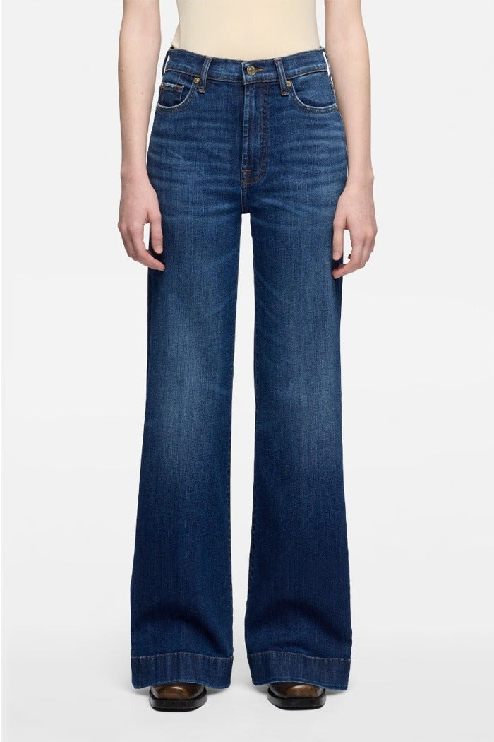 7 FOR ALL MANKIND WOMEN Modern Dojo Tailorless Loom Blue Jeans