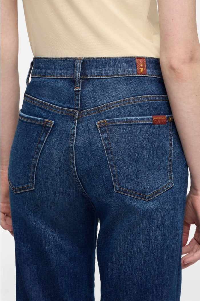 7 FOR ALL MANKIND WOMEN Modern Dojo Tailorless Loom Blue Jeans