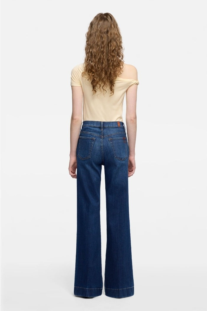 7 FOR ALL MANKIND WOMEN Modern Dojo Tailorless Loom Blue Jeans