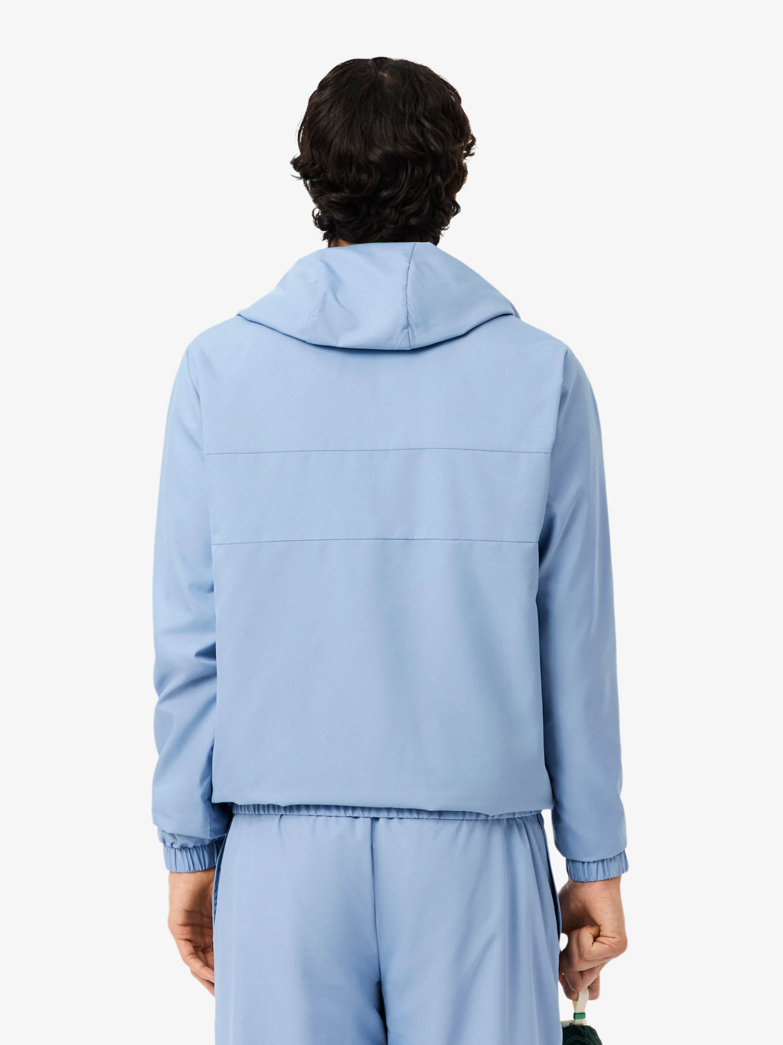 LACOSTE Water-Repellent Sport Track Jacket Light Blue