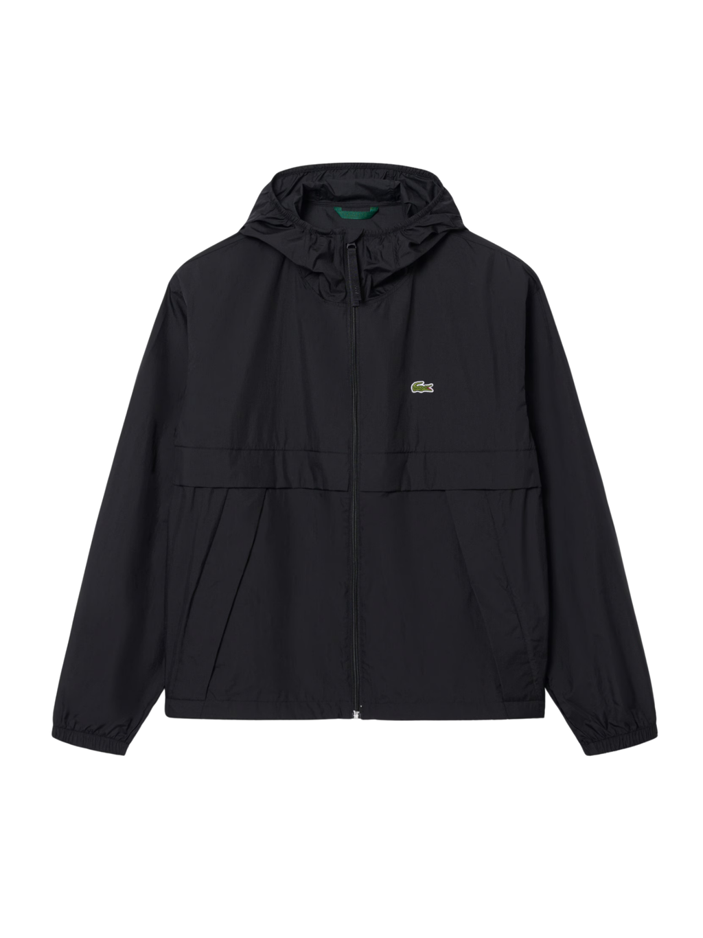 LACOSTE Water-Repellent Lightweight Packable Jacket Black