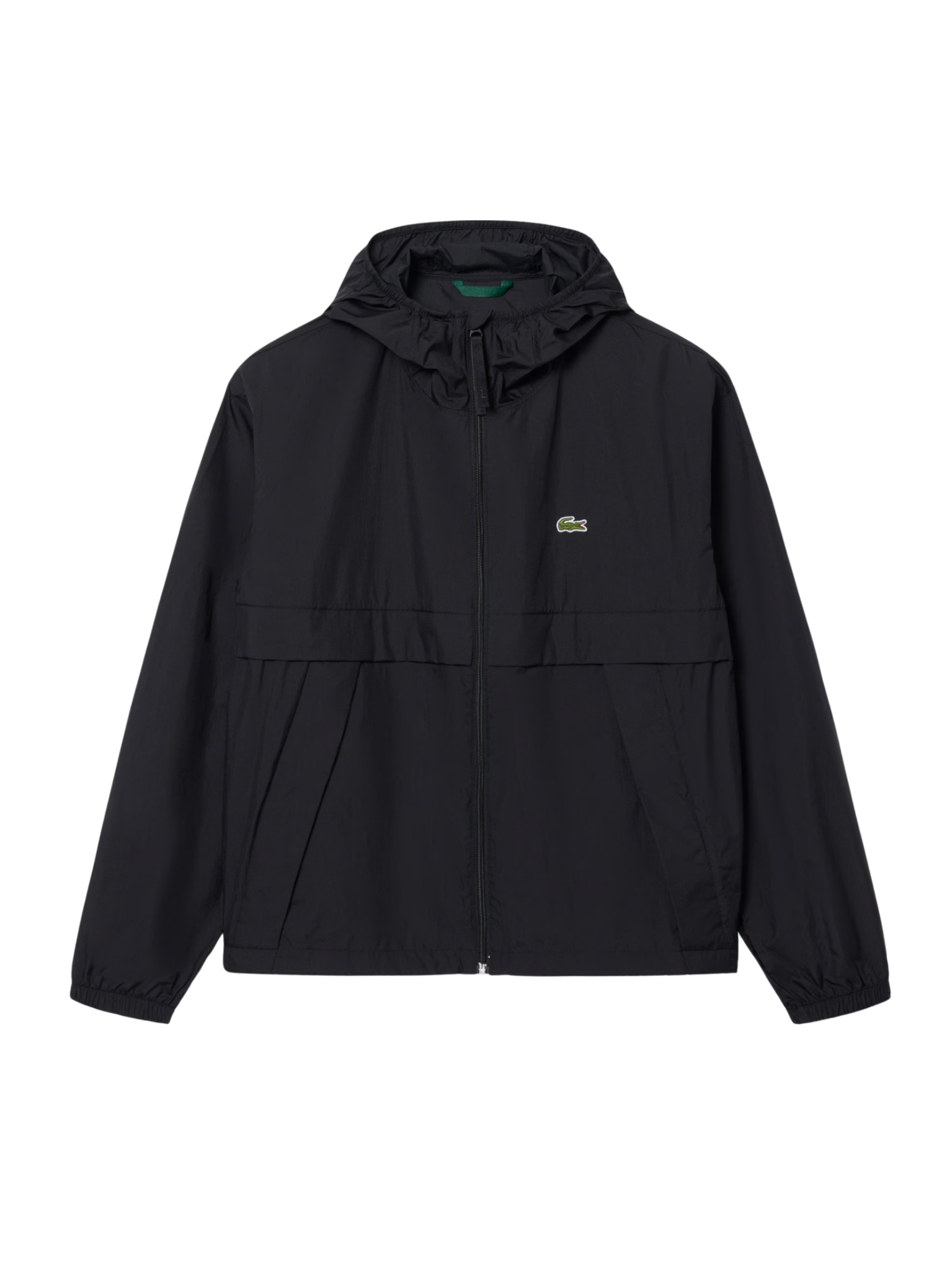 LACOSTE Water-Repellent Lightweight Packable Jacket Black