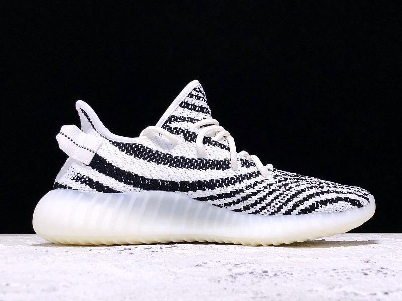 Adidas Yeezy 350V2 “Zebra” Real Boost Basf