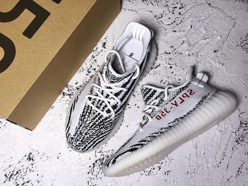 Adidas Yeezy 350V2 “Zebra” Real Boost Basf