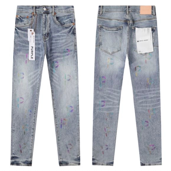 SOLLSALE-Purple Fashion Jeans