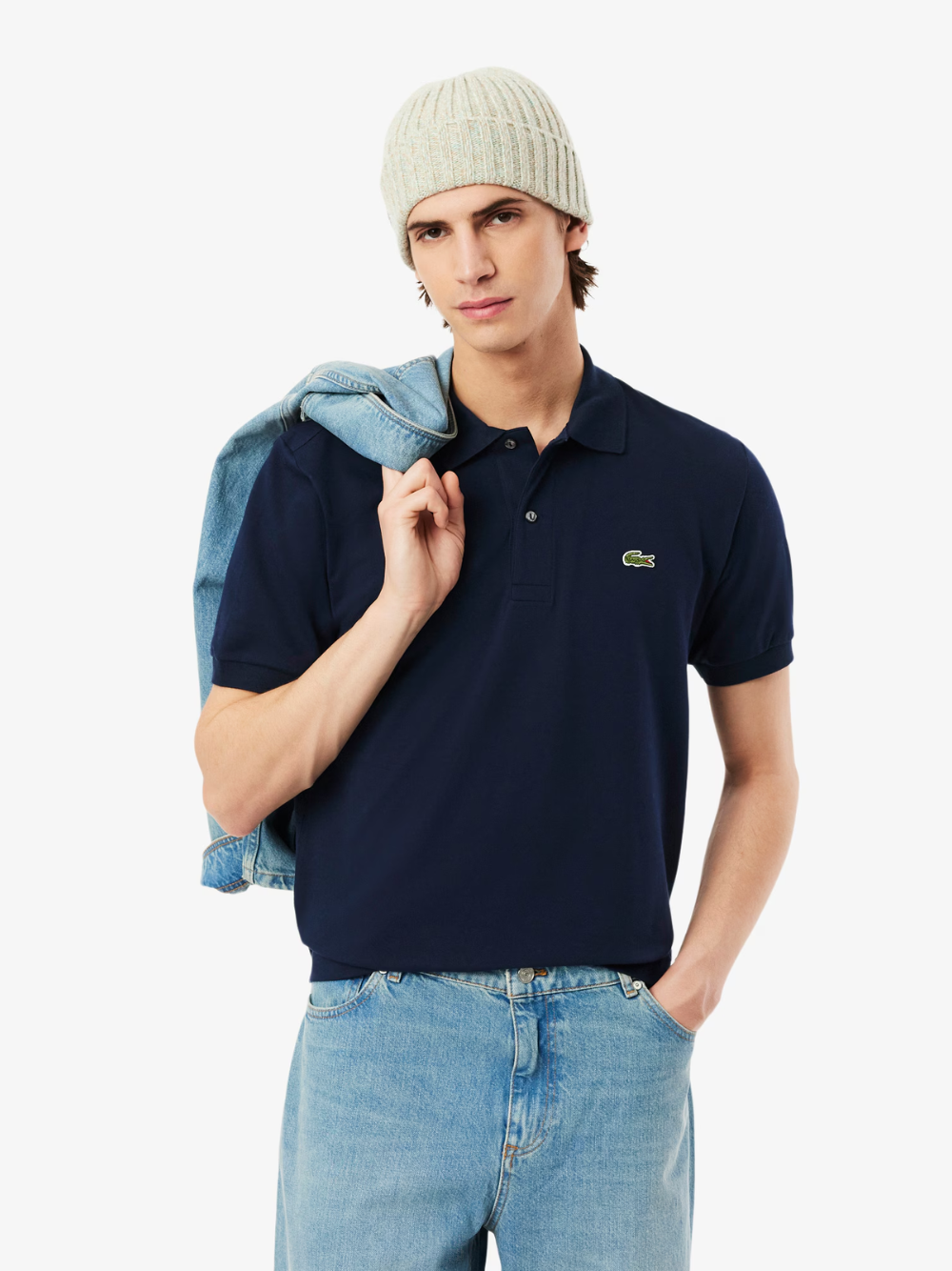 LACOSTE Classic Fit L.12.12 LIGHT Polo Shirt Midnight Blue