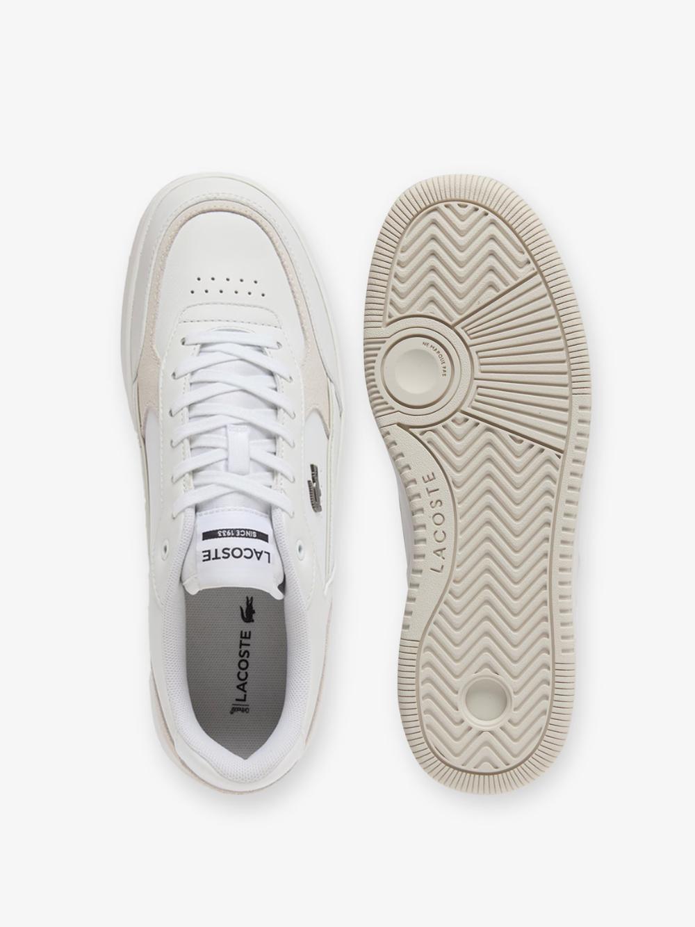 LACOSTE L001 Ace Leather Sneakers White