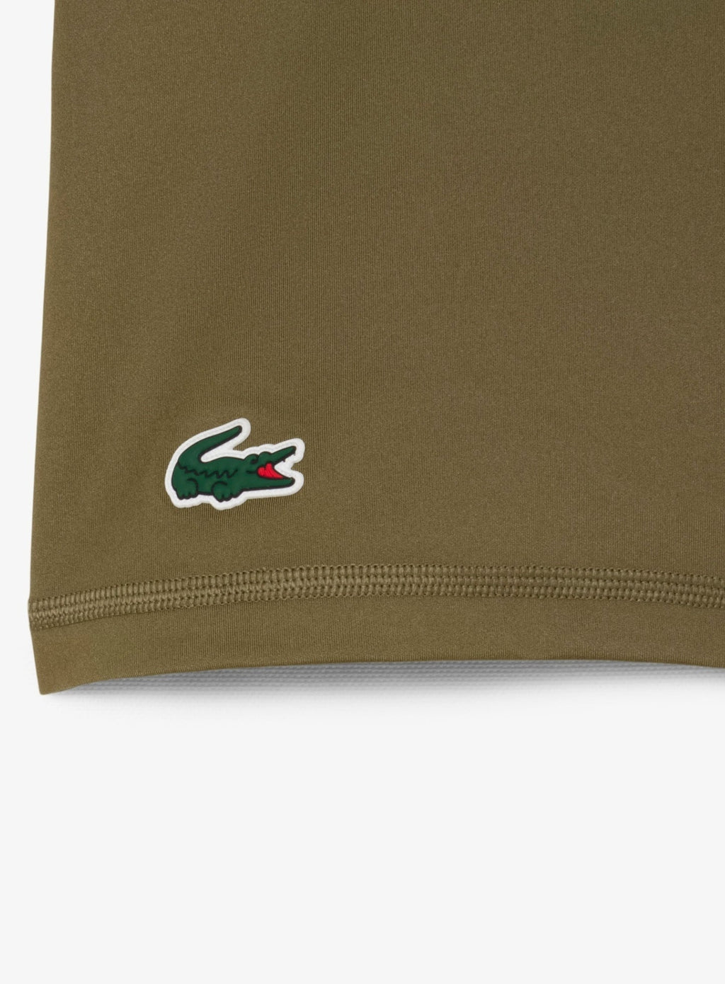 LACOSTE WOMEN Stretch Tennis Dress and Shorts White Khaki Green