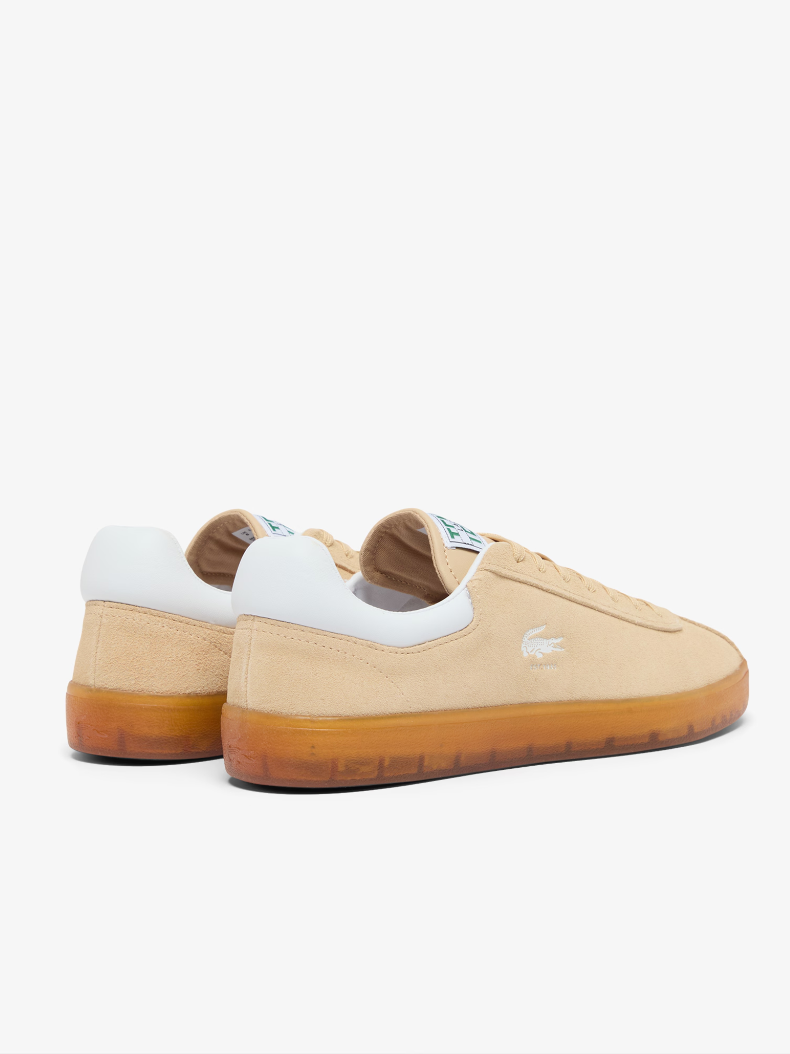 LACOSTE Baseshot Suede Sneakers Natural/Gum