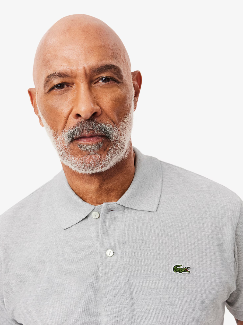 LACOSTE Classic Fit L.12.12 Marl Polo Shirt Grey