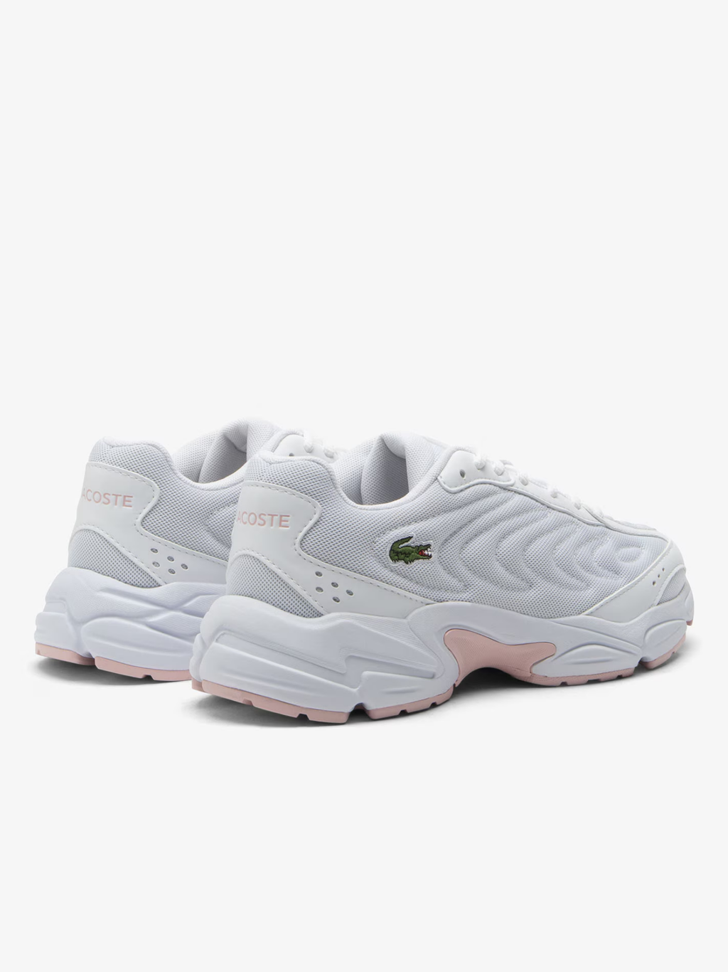 LACOSTE WOMEN Storm 96 2K Lite Sneakers White/Light Pink