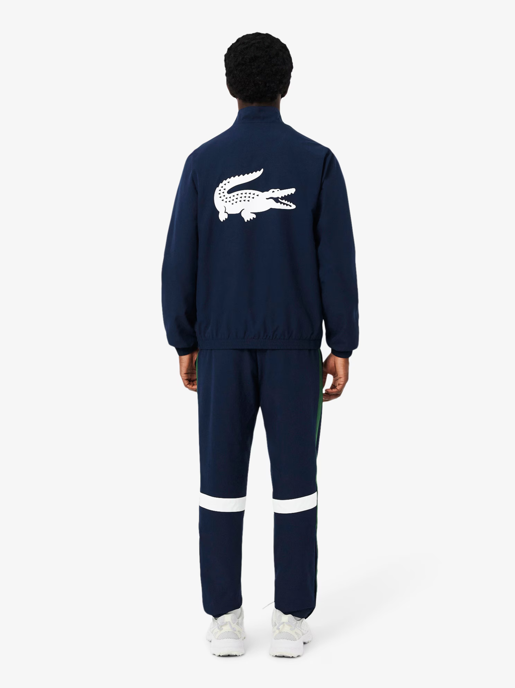 LACOSTE Sport Printed Tracksuit Navy/White