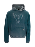 REPRESENT Westside Hoodie Smoked Teal