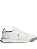 RALPH LAUREN Varick Suede & Oxford Sneakers White/Grey