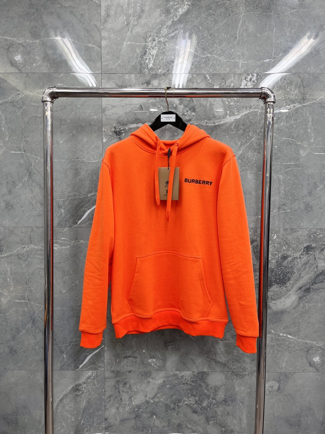 Black, Dark blue and Orange Hoodie