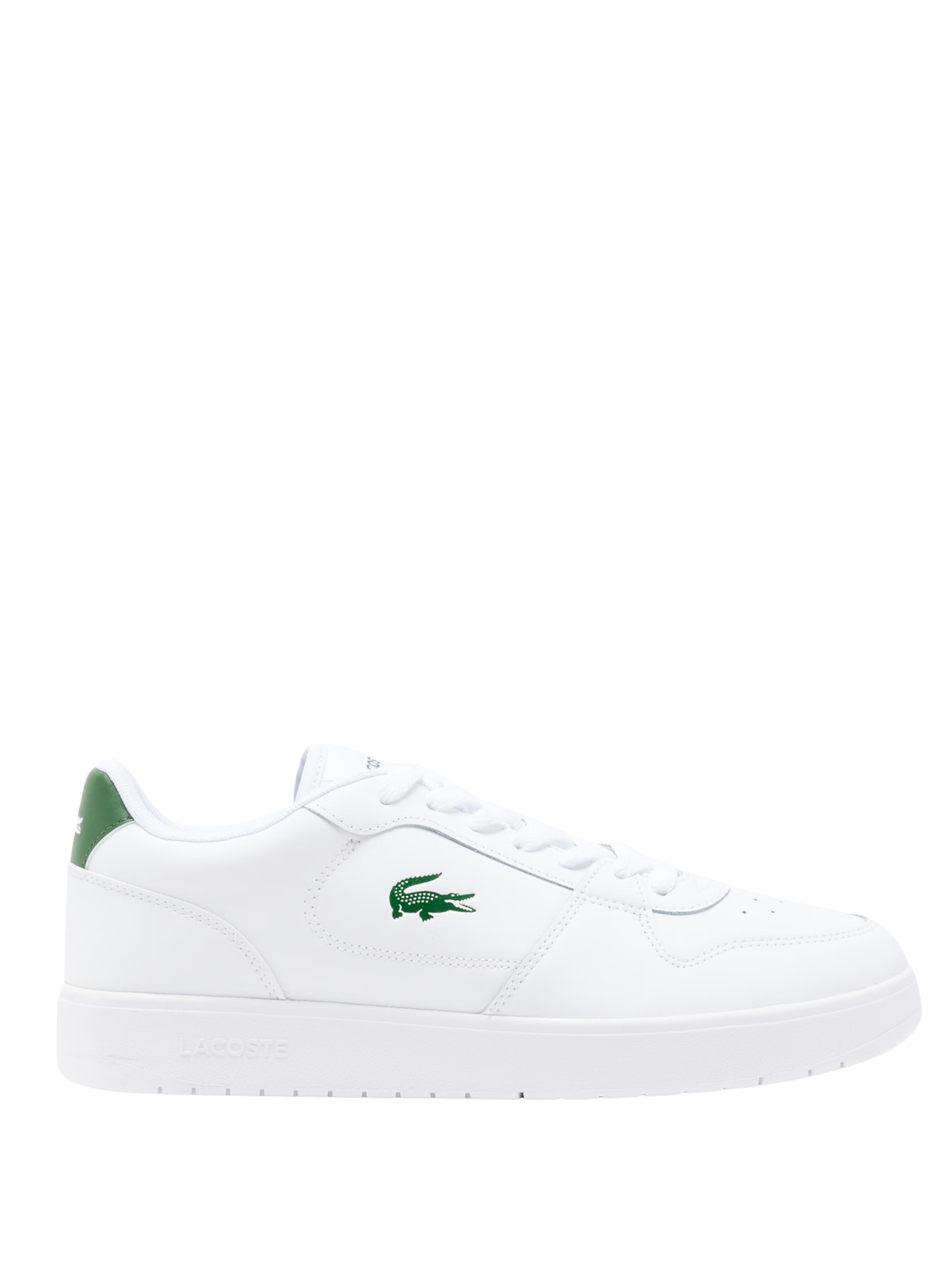 LACOSTE Court Ace Leather Sneakers White/Dark Green