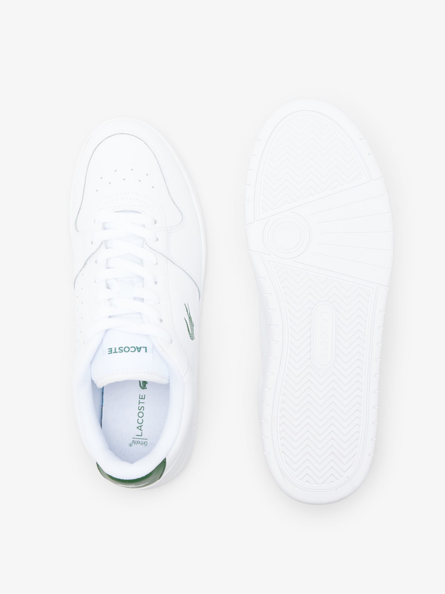 LACOSTE Court Ace Leather Sneakers White/Dark Green