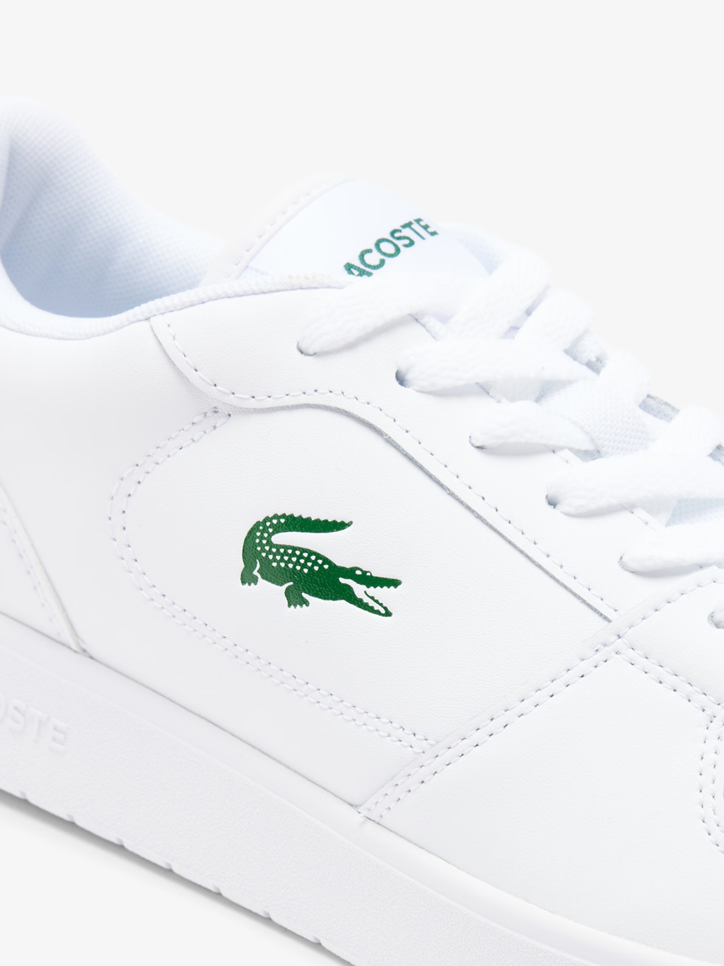 LACOSTE Court Ace Leather Sneakers White/Dark Green