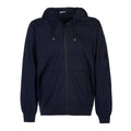 Cp Company Hooded Light Fleece Lens Full Zip In Navy