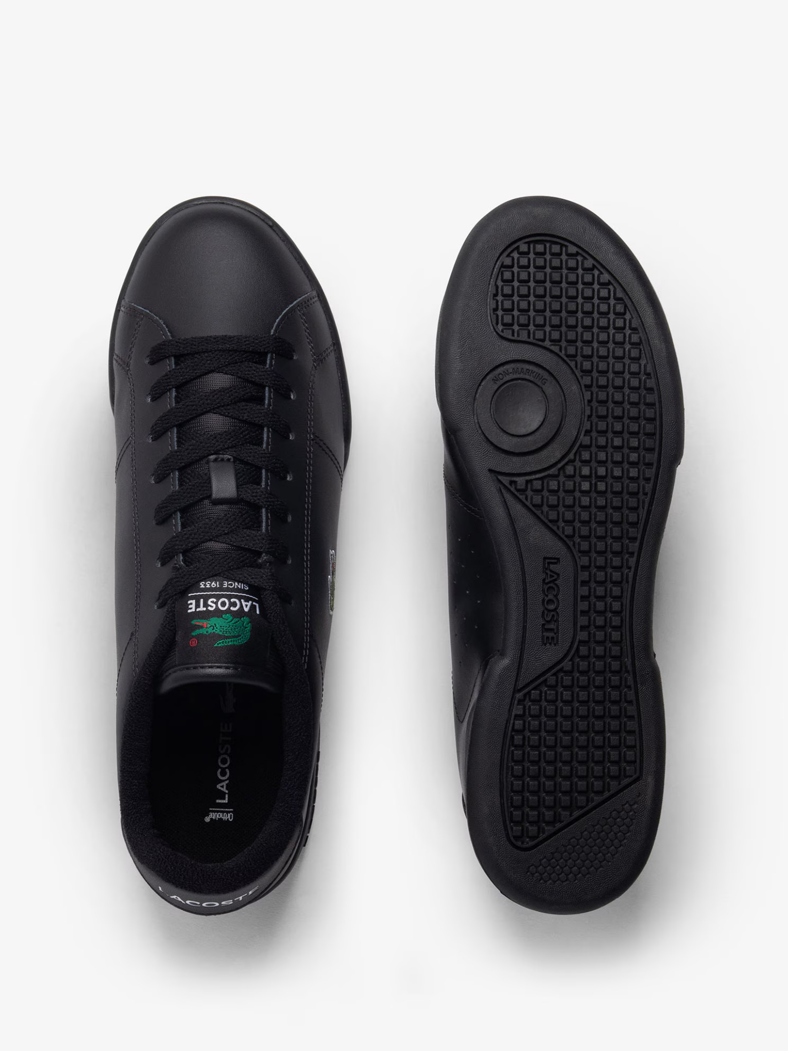 LACOSTE Carnaby Cup Leather Sneakers Black