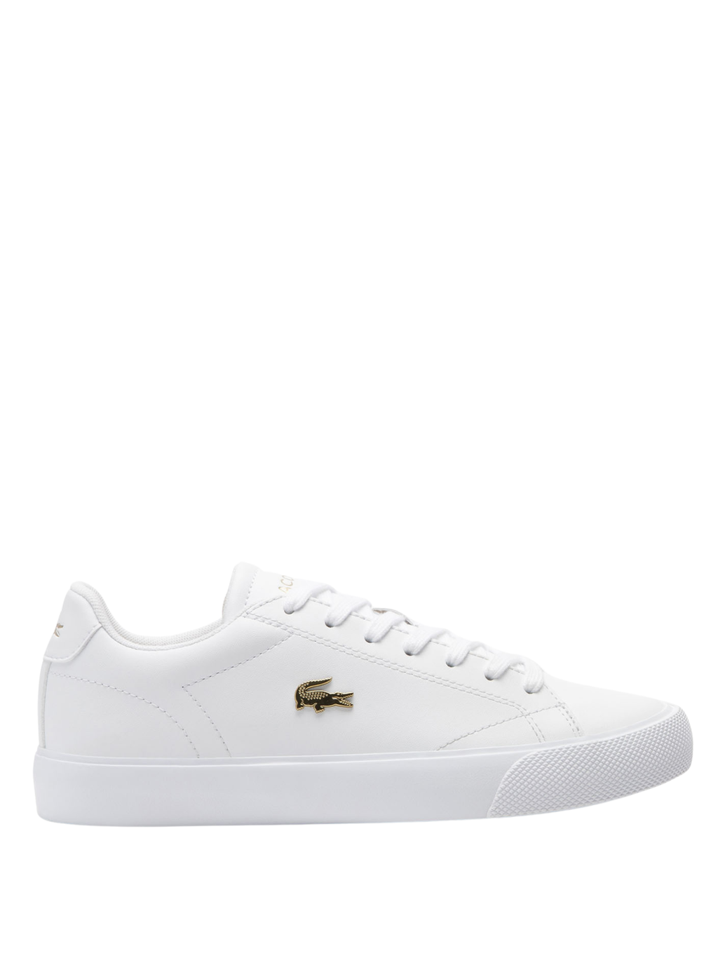 LACOSTE WOMEN Lerond Set Leather Sneakers White/Gold