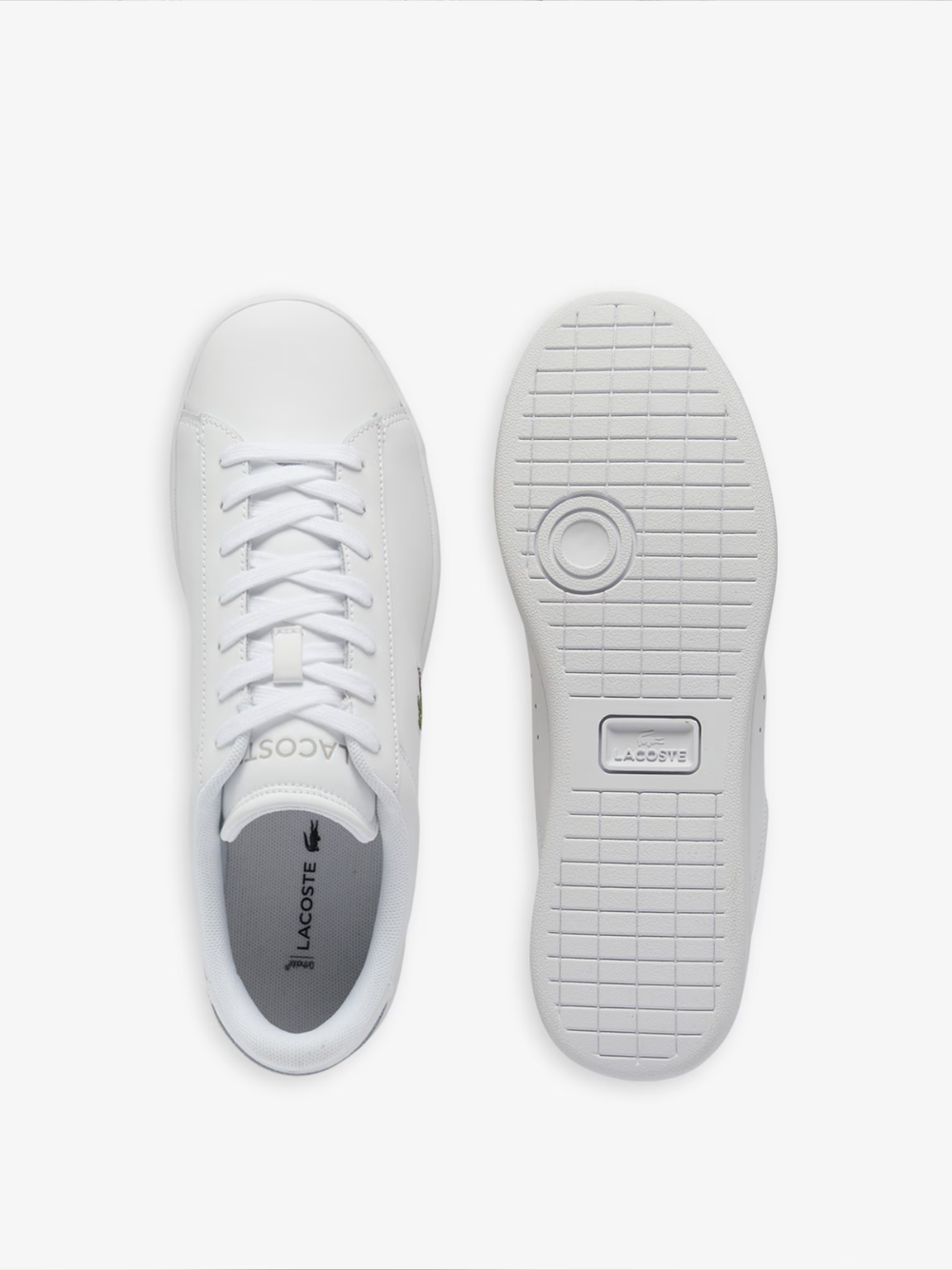 LACOSTE Carnaby Set Leather Sneakers White