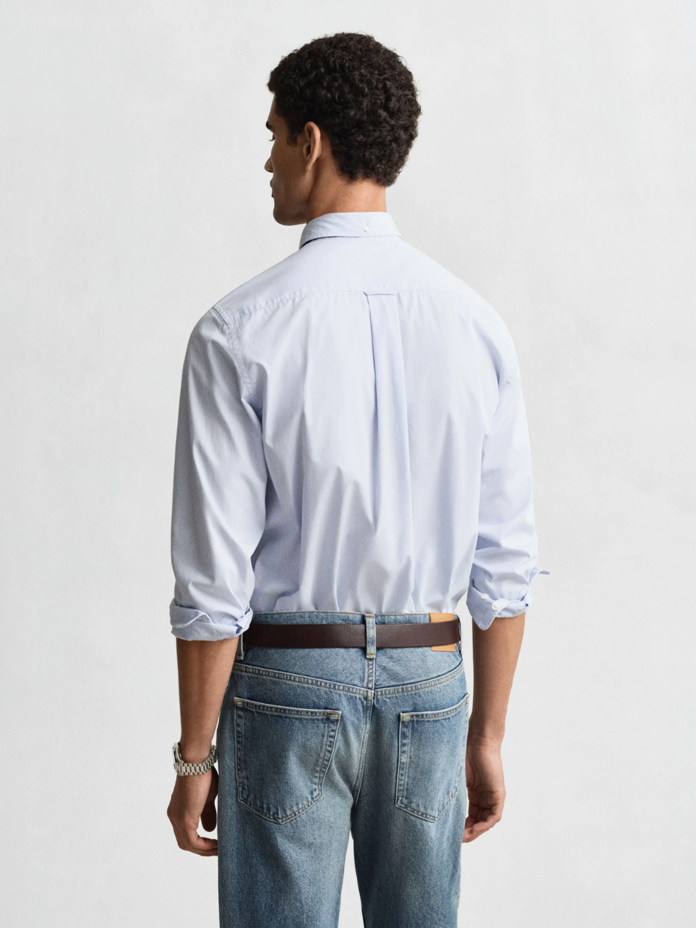GANT Regular Fit Classic Poplin Shirt Light Blue