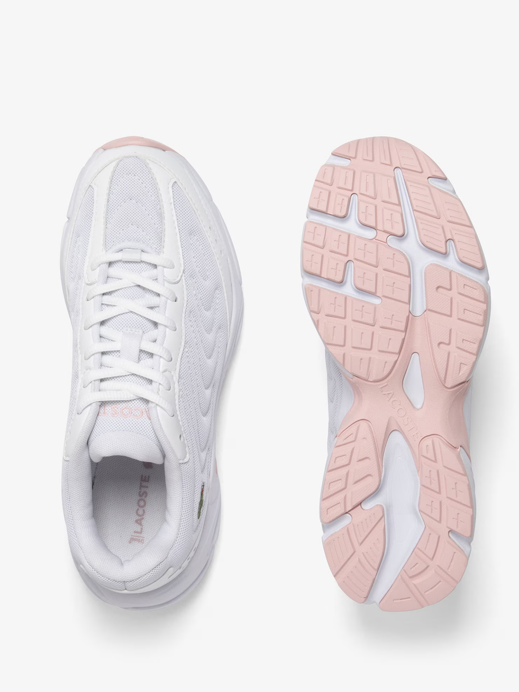 LACOSTE WOMEN Storm 96 2K Lite Sneakers White/Light Pink