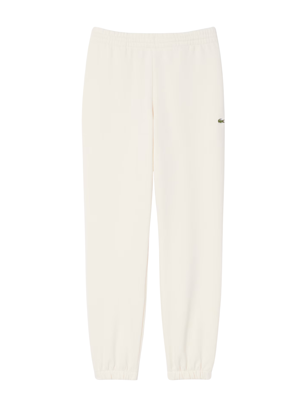 LACOSTE Regular Fit Sweatpants Ecru White