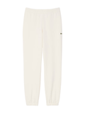 LACOSTE Regular Fit Sweatpants Ecru White