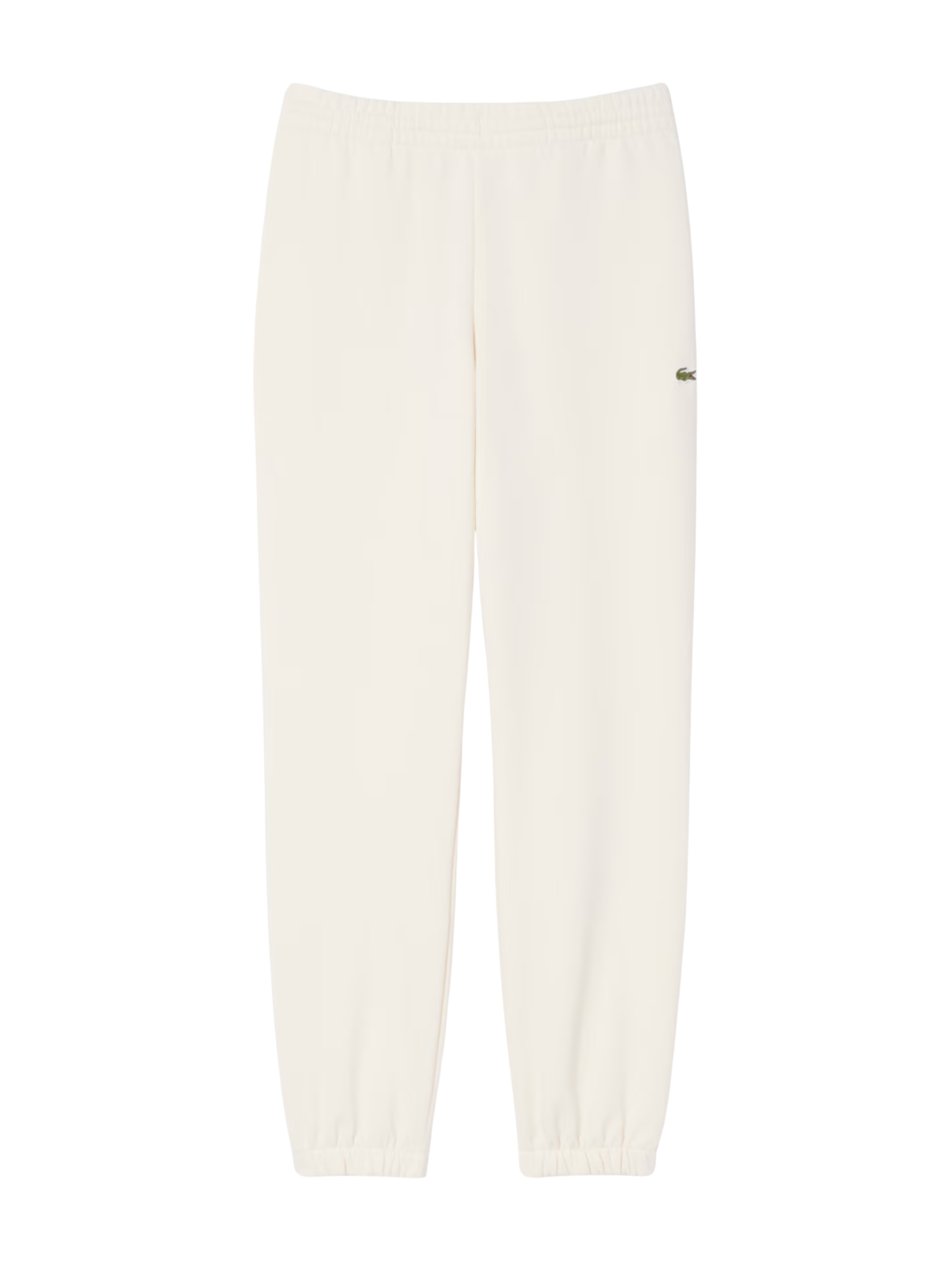 LACOSTE Regular Fit Sweatpants Ecru White