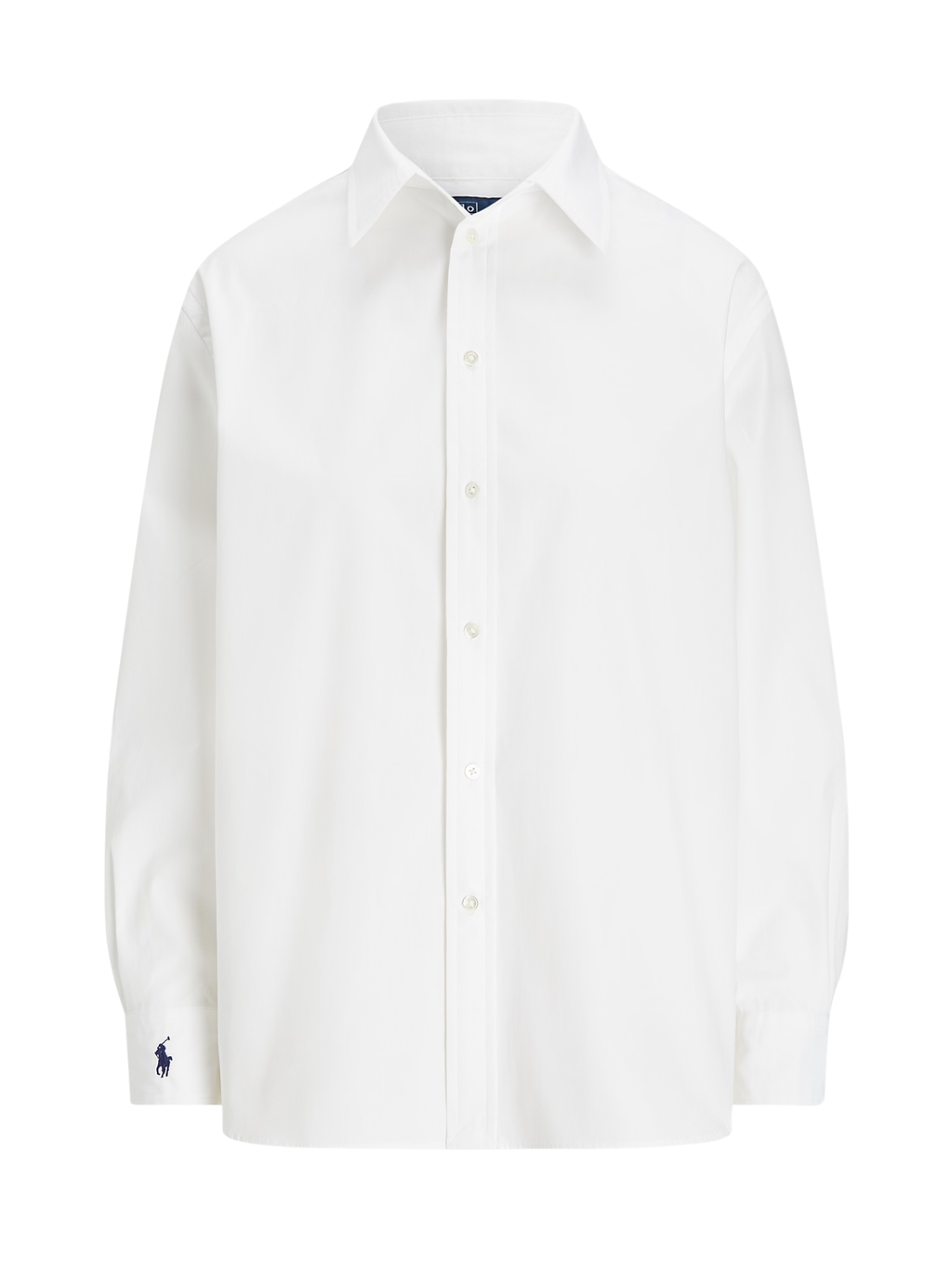 RALPH LAUREN WOMEN Oversize Fit Cotton Shirt White