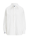 RALPH LAUREN WOMEN Oversize Fit Cotton Shirt White