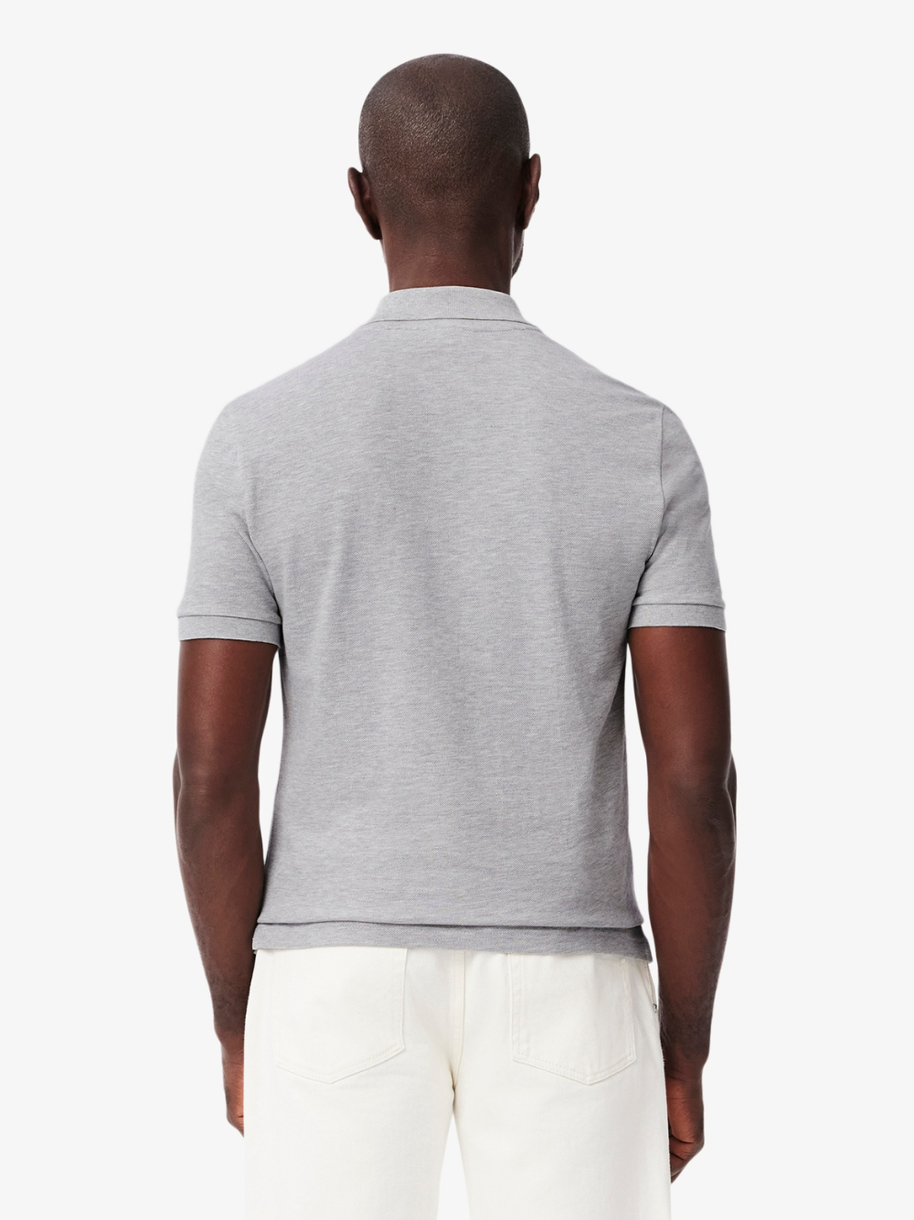 LACOSTE Slim Fit L.12.12 Piqué Polo Shirt Grey