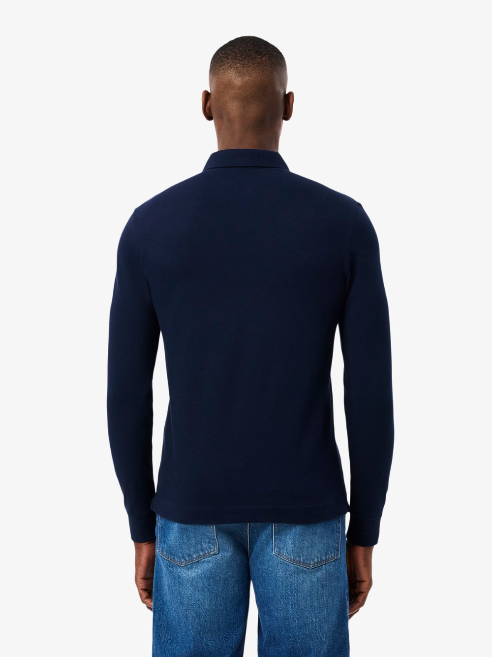 LACOSTE Regular Fit Paris Stretch Piqué Polo Shirt Midnight Blue