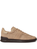 RALPH LAUREN Heritage Aera Suede-Trim Sneakers Surrey Tan