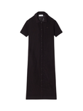LACOSTE WOMEN Crochet Polo Dress Brown