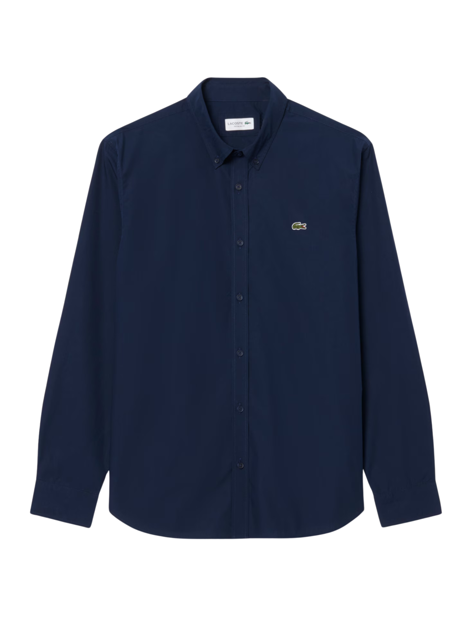 LACOSTE Regular Fit Lightweight Poplin Shirt Midnight Blue