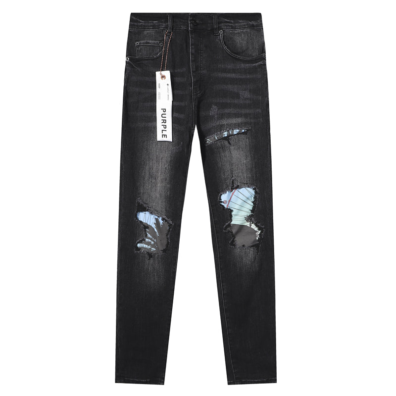 SOLLSALE-Purple Fashion Jeans