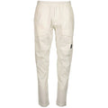 Cp Company Twill Stretch Lens Cargo Pants in White