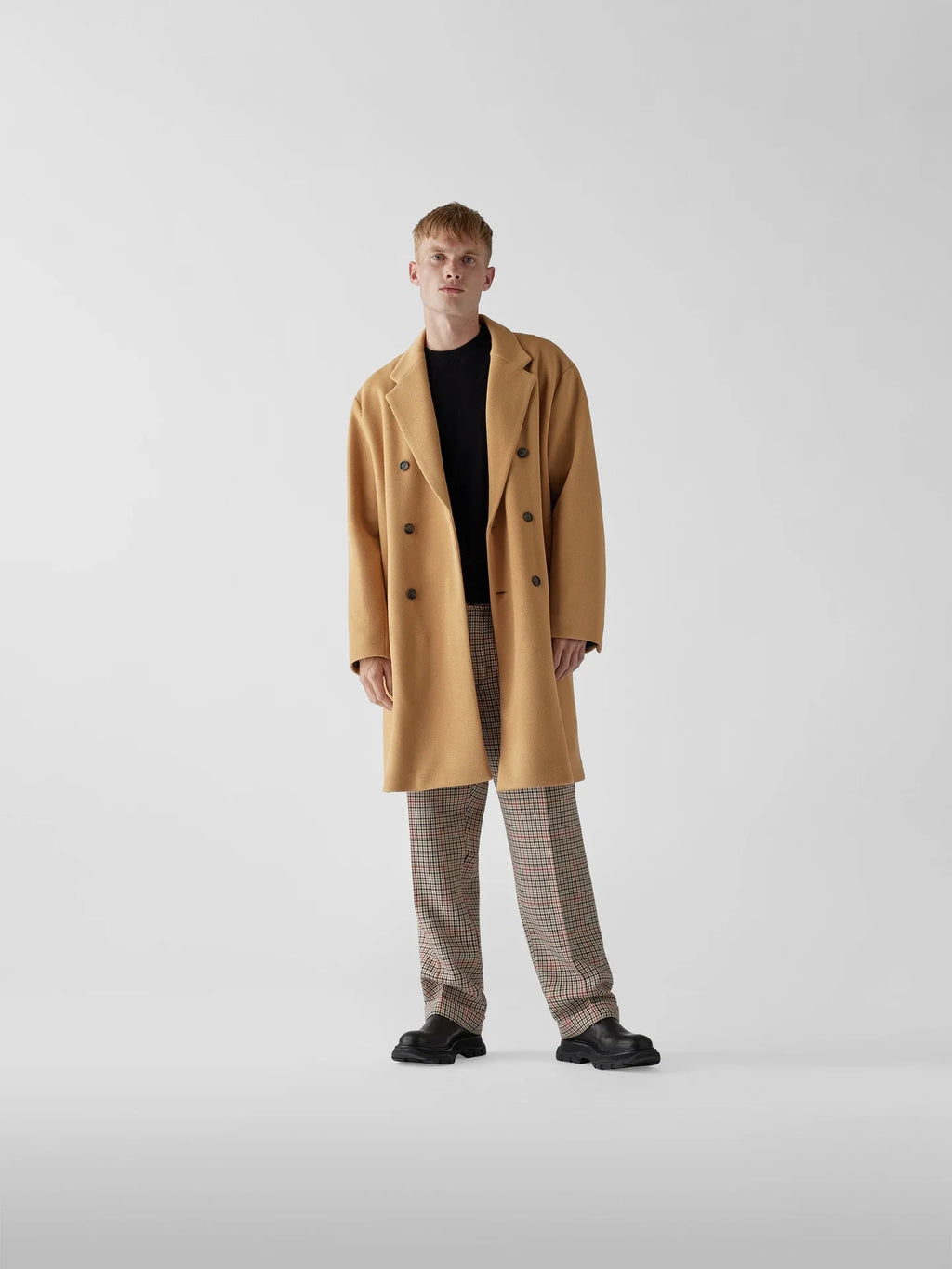 BOSS X RUSSELL ATHLETIC Overcoat Beige