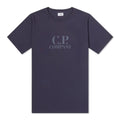 Cp Company Tonal Logo T-Shirt 119A In Navy