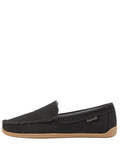 RALPH LAUREN Brenan Suede Slippers Black