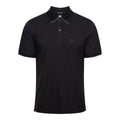 Cp Company Metropolis Series Striped Polo Shirt In Black