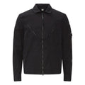 Cp Company Rip-Stop Zip Lens Shirt in Black