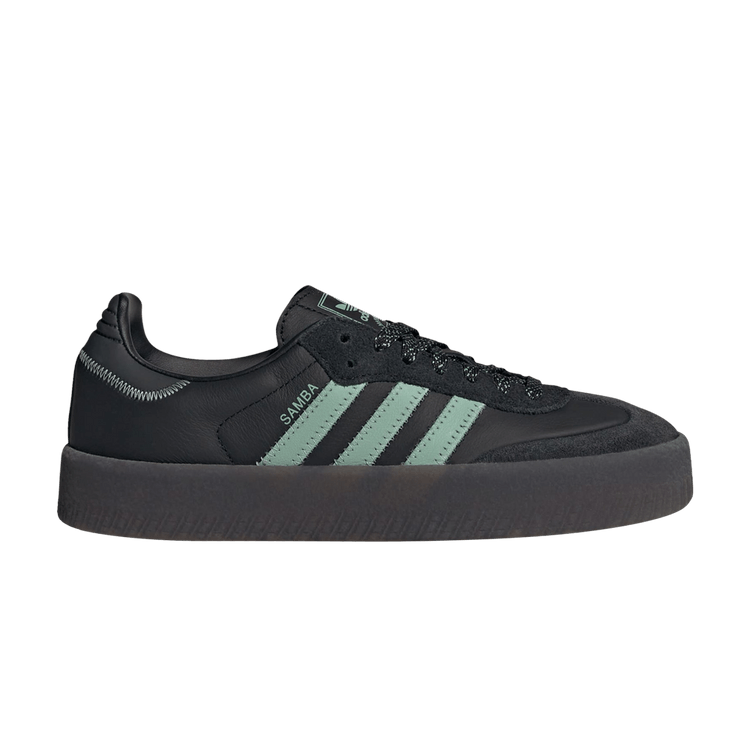 adidas Sambae Core Black Haze Green (Women's)