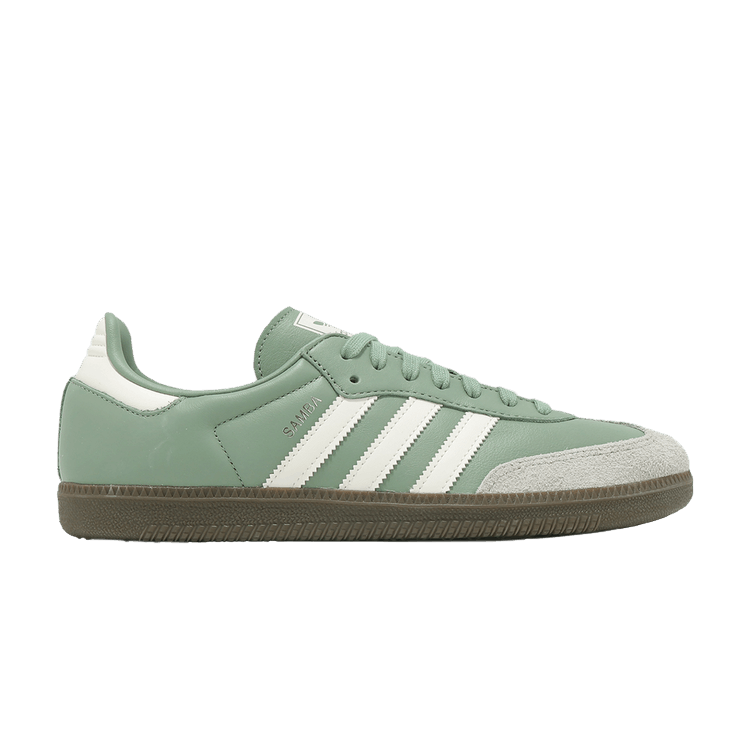 adidas Samba OG Silver Green Chalk White