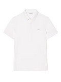 LACOSTE Regular Fit Paris Stretch Piqué Polo Shirt White