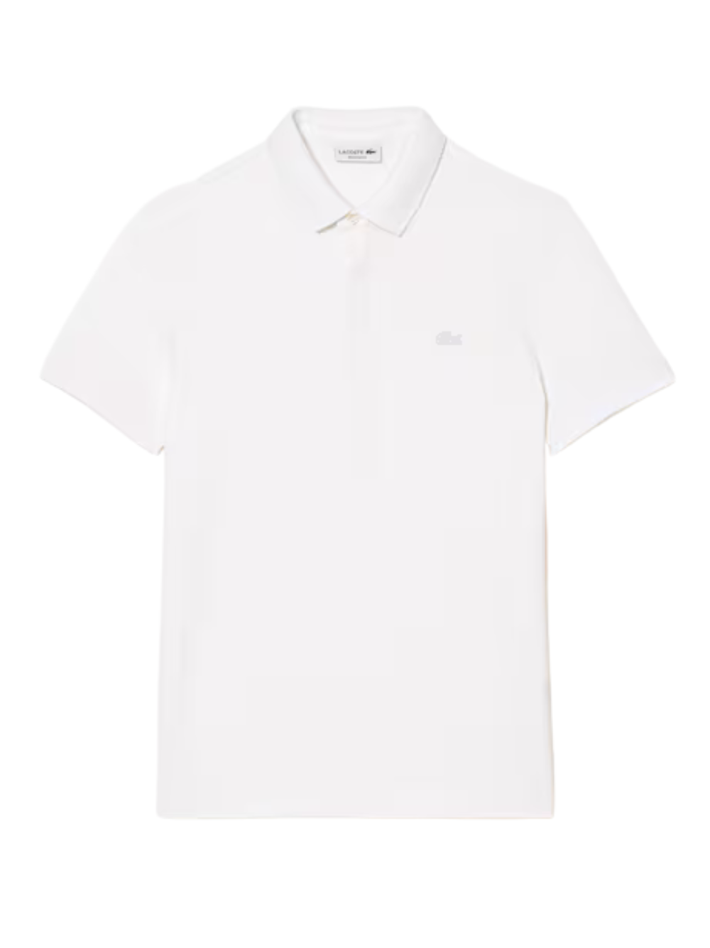 LACOSTE Regular Fit Paris Stretch Piqué Polo Shirt White